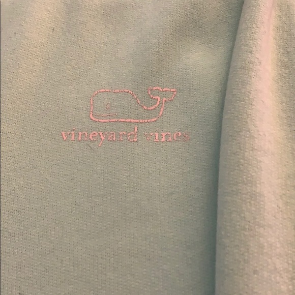Great condition Vineyard Vines teal quarter-zip - Picture 2 of 7